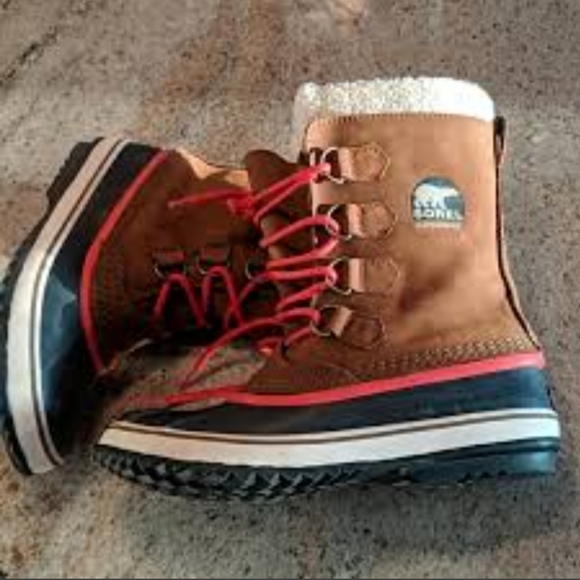 New EUC Sorel Grizzly Bear Snow Boots 8 - Picture 3 of 7